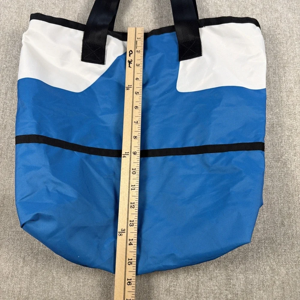 HOKA Glacier‎ Blue / Black Tote Bag Canvas Reusable Shoulder Gym Shopper Bag